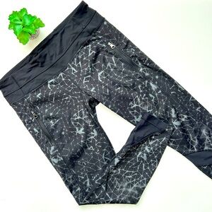 Lululemon Inspire Tight II Star Print Leggings Full-On Luxtreme, Mesh Size 8